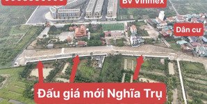 đấu giá vĩnh an xã nghĩa trụ, giáp vinhomes ocean park 2 và vành đai 4