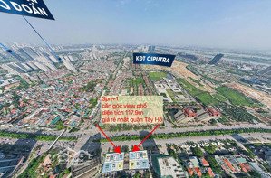 căn góc 3pn+1 diện tích 117.8m2 tại celestine tây hồ, võ chí công. giá rẻ nhất thị trường 141tr/m2