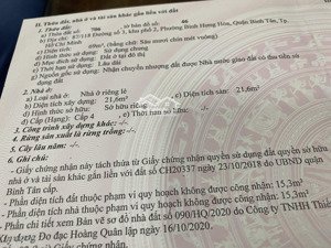 bán 5x17 hai mặt tiền trước sau hẻm xe tải đường số 3 bình hưng hoà bình tân tphcm