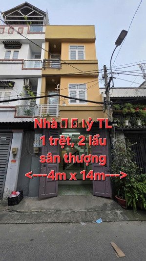 bán nhà quận gò vấp - giá 7.5 tỷ tl - nhà đúc 4 tấm - đường nhựa 6m thông - ô tô đậu trước cửa