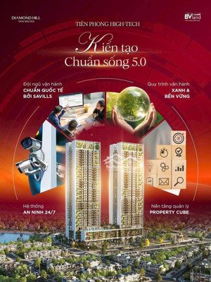 căn hộ cao cấp bv diamond hill trung tâm thái nguyên giá cực tốt