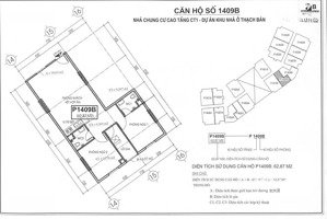 chính chủ bán căn hộ chung cư ct1b thạch bàn