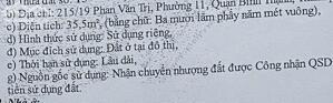 Nhà 4 tầng 3.6x10m 5PN 4WC 215/19 Phan Văn Trị 6.8 tỷ