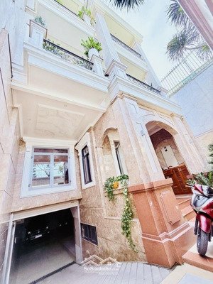 biệt thự mặt tiền khu k200 tân bình - giáp nhà ga t3, hoàng hoa thám, 7.5x20m - 5t, hầm, thang máy