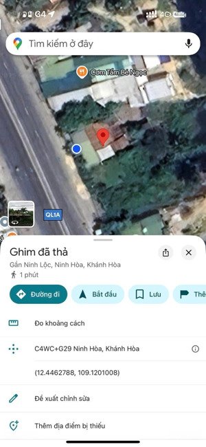 cần bán gấp đất mặt tiền đường quốc lộ ngay trung tâm ninh hoà