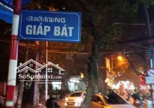 bán đất phố giáp bát 120m2 x mặt tiền 10m, ngõ oto, lô góc - chỉ 160 triệu/m²