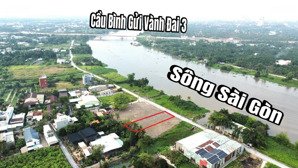 mặt tiền sông sài gòn - bình mỹ - củ chi 520m2, sổ hồng riêng, xây dựng tự do, giá đầu tư