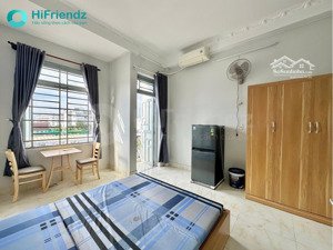 cho thuê studio ban công - máy giặt riêng - gần chợ đo đạc