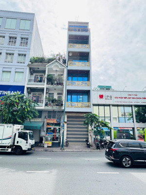 nhà mặt tiền bạch đằng, p2 tân bình, hầm 6 tầng thang máy, kế bên sân bay- giá 22tỷ500tr còn tl