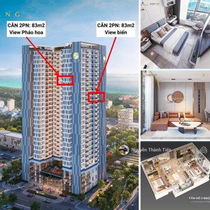 cần tiền nên nhượng lại căn hộ 2pn 83m2 rẻ hơn thị trường ngay biển mỹ khê - cam kết giá tốt nhất