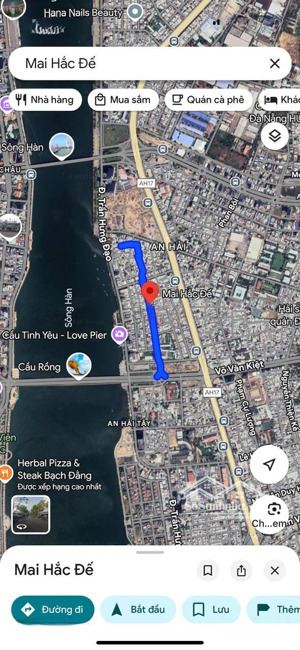 bán nhà 100m2 x 4 tầng mê đúc, 5pn,6wc mt mai hắc đế (10.5m)ngay cầu rồng, sơn trà, đà nẵng