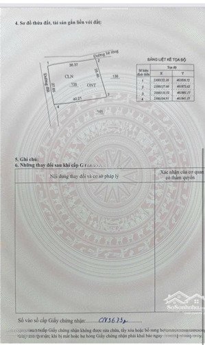 bán lô góc 2 mặt tiền 1081m2 (100m2 ont) mặt tiền rộng chia lô được gần chợ quán trắng - liên sơn