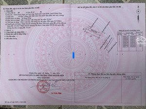 bán gấp nền đất đối diện dự án vin cam ranh diện tích 145m full thổ cư giá cắt lỗ chỉ 900 triệu shr