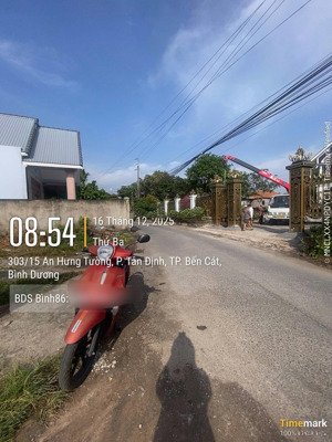 bán đất mặt tiền kdbb tân định06 sát ql13: 5x32 tc 60m2 đối diện căn biệt thự giá cực mềm 1tỷ 650