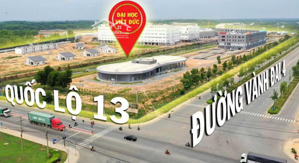 chủ cần tiền xoay việc cuối năm gởi bán đất gần trường đại học việt đức giá rẻ hơn khu vực 300tr