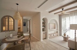 view hồ bơi tuyệt đẹp, full nội thất phong cách địa trung hải hiện đại - thuê ngay chỉ 2.600$.