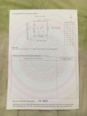 chào bán đất tại hoàng pha,phường thiên hương- giá chỉ 4ty2xx, cắt phân lô quá đẹp