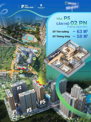 sở hữu căn 2pn dự án mik the parkland ocean city với mức giá dự kiến chỉ từ 59 tr/m2 (cả vat)