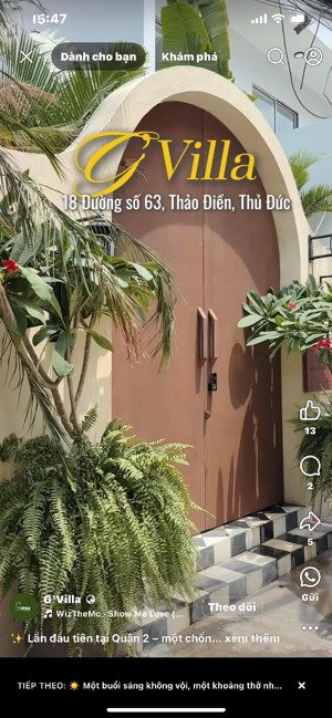 bán villa cao cấp thảo điền, quận 2 hồ bơi, sân vườn, dòng tiền 180 triệu/tháng giá 47 tỷ 191,6m2