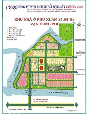 đất nền kdc phú xuân vạn hưng phú, nhà bè, hcm, 46 triệu / m2, 132 m2. lh phượng