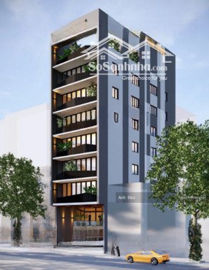 tòa nhà mới xây mặt tiền trung tâm phường võ thị sáu khu hot quận 3 - tú xương, ngô thời nhiệm