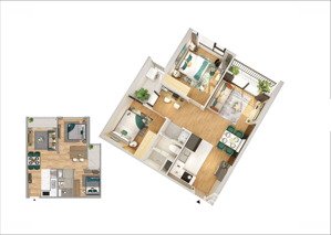 3 tỷ sở hữu căn 60m2 2n 2vs mik ocean park 2, quà tặng 199tr, ck 12,5%, lãi suất 0% tới nhận nhà