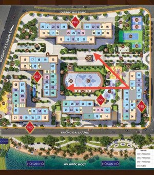 căn hoa hậu studio 30m, view bể bơi, tháp eiffen cực đẹp tòa pr1