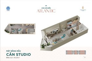 giá tốt, view đẹp nhất toà atlantic, chỉ với 3.559 tỷ, full nội thất đức, ck 16% + 1 chỉ vàng