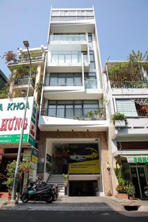 hạ giá tòa nhà mặt tiền lê văn sỹ, quận phú nhuận - dt 6x33m - hầm 7 tầng - 280tr/th - giá 63 tỷ
