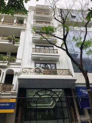 cho thuê tòa nhà mới mp định công - dt 60m*7 tầng, thông sàn, thang máy, vị trí đẹp, giá 35tr/th