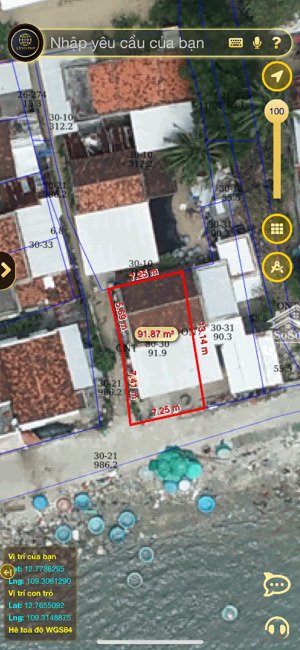 bán đất tại mặt biển hải triều xã vạn long, vạn ninh, khánh hòa giá tốt, 1,9 tỷ, 92 m2