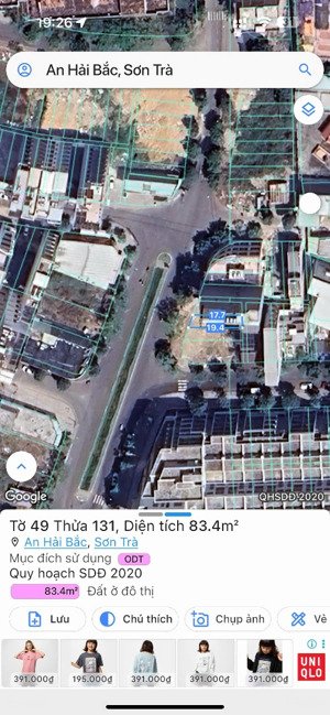 bán lô góc lê văn quý và morrison, 434m², gần biển mỹ khê 