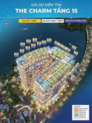 giỏ hàng f1 độc quyền toà onsen 1 và the charm view pháo hoa, nội khu, giá chỉ từ 1,7 tỷ