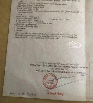 nhà hẻm 120 trần hưng đạo - thông bùi viện , dt: 12,4m2 , dts : 37,2 .giá : 3.450 tl