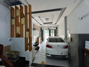 nhà 2 mặt tiền hẻm xe tải vườn lài, 4.05x18m, ô tô ngủ trong nhà