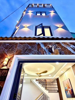 bán nhà phan văn trị, p11, 28m2 4 tầng btct, 4.75 tỉ tl lh 