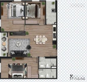 siêu phẩm căn góc 2 mặt thoáng dự án flc hausman đại mỗ - giá rẻ thị trường chỉ 109tr/m2