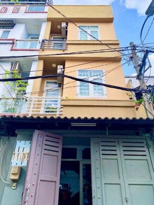 bán nhà hxh thông khu đồng bộ lê văn thọ p.14, dt 4x14m đúc 4 tấm giá 7.5 tỷ tl