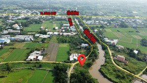 đất mặt tiền kênh đá hàng đường 144 xã bình mỹ - củ chi, view kênh thoáng mát, 457m2