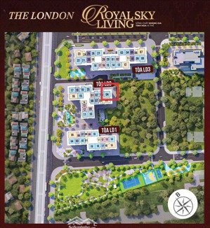 bán căn hộ london 2 tầng 1x trục 04 hiếm 2pn