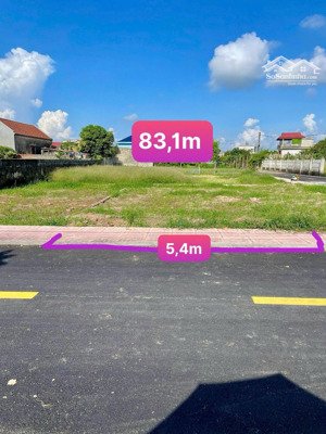 bán lô đất quất lâm 1,5 tỷ dt 83.1m2 (thôn tin chuẩn 100%) giá rẻ hơn xunh quanh 100tr