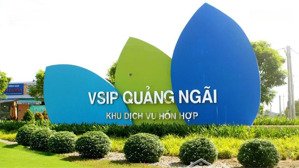 bán đất nền vsip quảng ngãi vị trí bên cạnh công viên siêu đẹp, dt 132m2 giá 10,4 triệu / m2