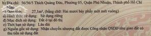 Nhà 3 tầng 5.2x6m 4PN 4WC, 56/56/5 Thích Quảng Đức 4.4 tỷ