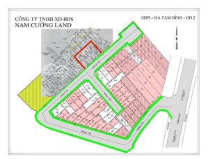 bán đất phường tam bình thành phố thủ đức, dự án nam cường cách chợ đầu mối 200m, dt 52m, giá 3.5tỷ