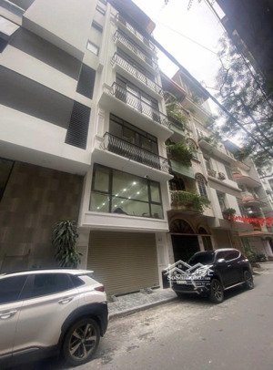 bán gấp nhà siêu đẹp phân lô mạc thái tổ ô tô tránh nhau sát mặt phố, 7 tầng 55m2 thang máy kd đỉnh