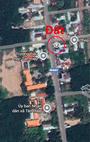 đất tp. hcm - ngay trung tâm xã tân hiệp 200m2 (100m2 thổ) bao sổ 550 tr, cách dh507 đúng 100m
