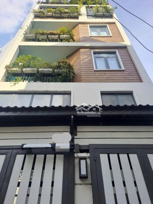 hẻm vip, 5.1x17m, 5 lầu, hđt 30tr, nhà hxh 10m nguyễn thái bình, sát khu k300, bán 15.5 tỷ