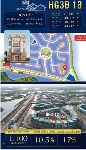 biệt thự đơn lập hoàng gia tuyên ngôn đẳng cấp sống thượng lưu hg3b-12