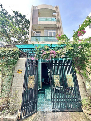 bán nhà hẻm xe hơi hcm, tân bình, phan huy ích, 4 tầng, 63m2