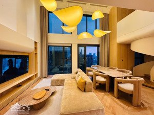 the crest - metropole: bán căn loft 3pn - full nội thất - view sông, quận 1 & cầu bason